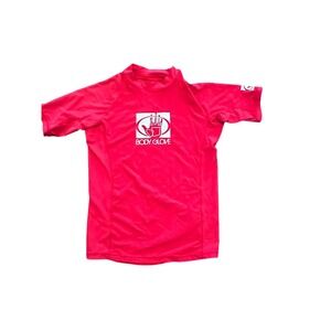 Body Glove Rash Guard Swim Shirt Logo Size‎ Kids Small UVP 50 EUC Surf Sport